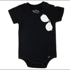 Black Aviator Bodysuit